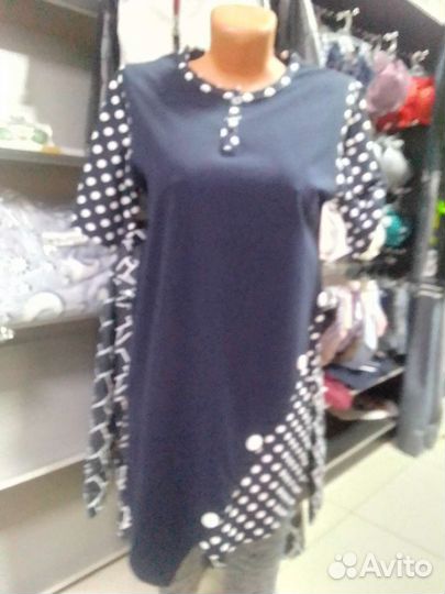 Туники трикотаж. Новые р 44-46, 48-50