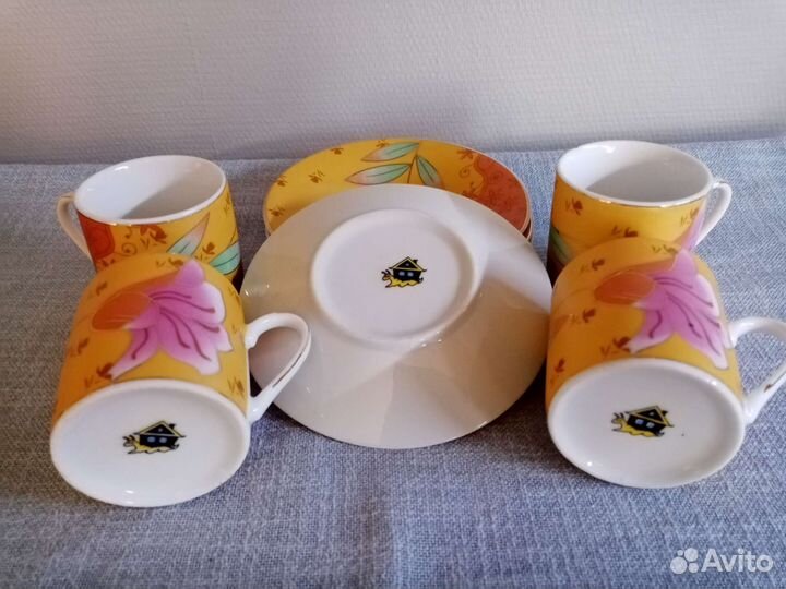 Кофейный набор, сахарница + молочник