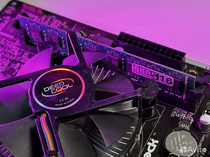 Материнская плата ASRock h81 PRO BTC + G3220