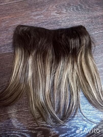 Накладка-Волосы на заколках натуральные