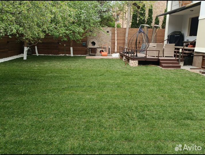 Спортивный рулонный газон