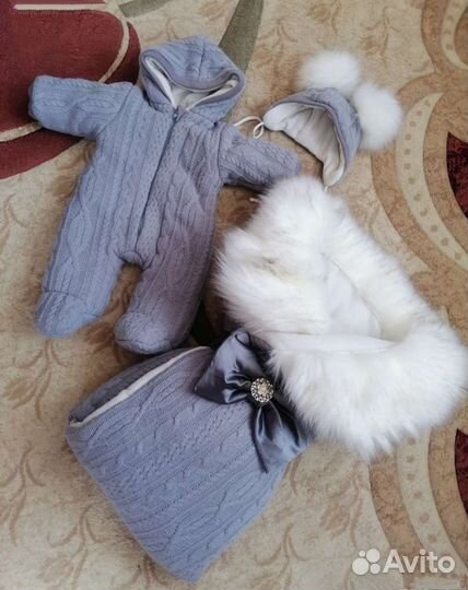 Конверт на выписку зимний