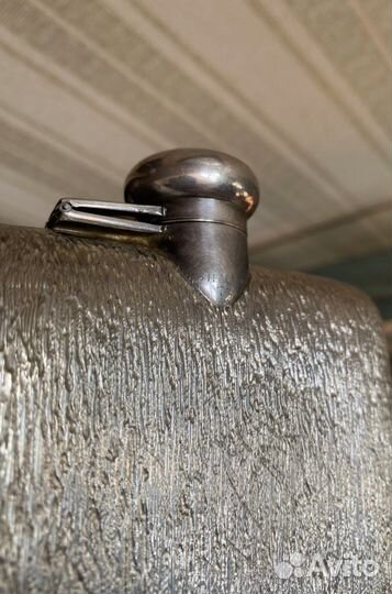 Фляжка серебряная