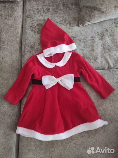 Костюмы деда мороза,снегурочки детский
