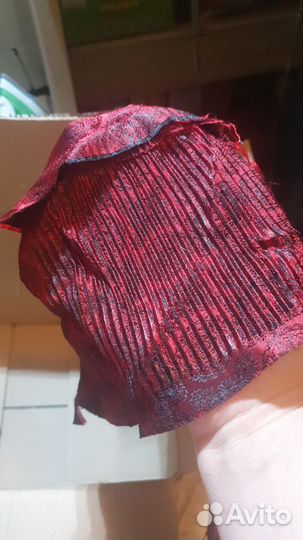 Подкладка для шапок гофрированная 57-58 (бордо)