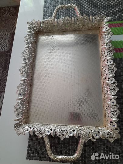 Поднос металлический