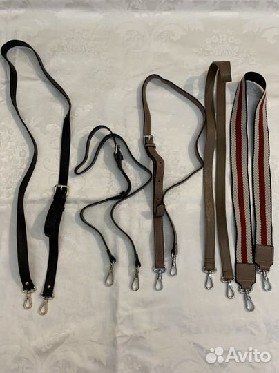 Кожаный ремень для сумки