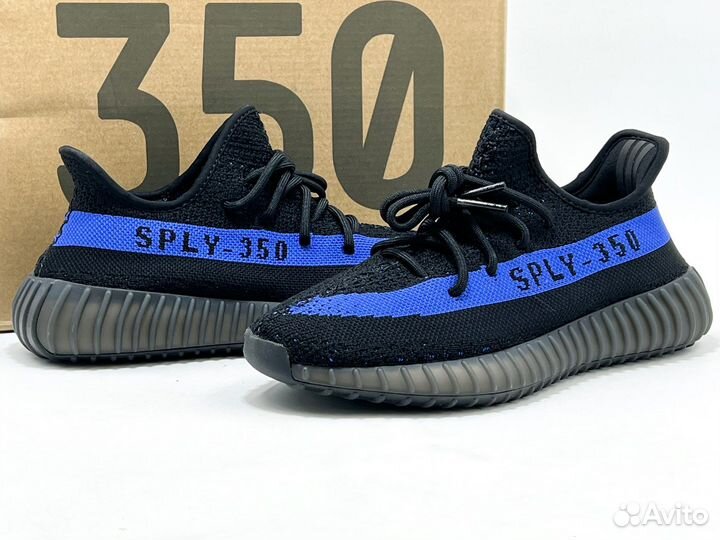 Кроссовки Adidas Yeezy 350 V2 Dazzling Blue