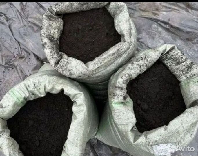 Перегной чернозем в мешках с доставкой