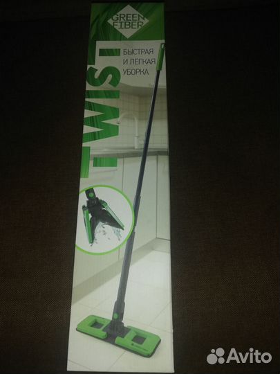 Швабра с отжимом гринвей