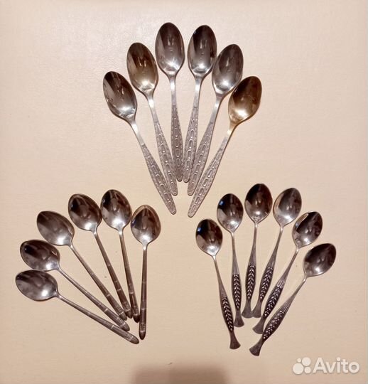 Ложки чайные мельхиор СССР