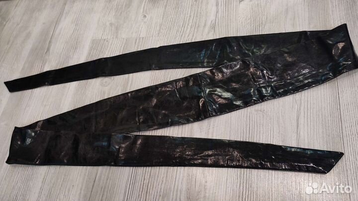 Пояс для шубы куртки лаковый новый