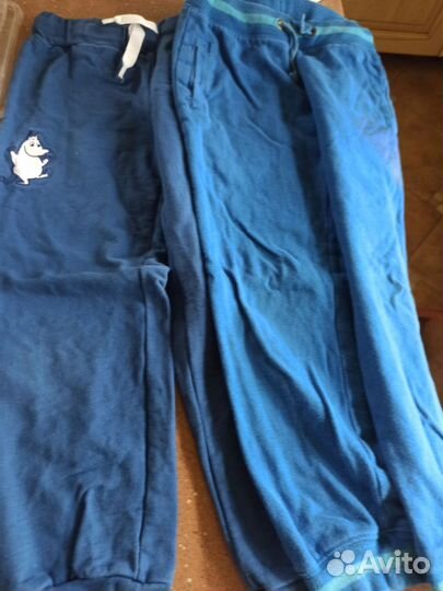 Спортивные брюки детские 122-128, за 2 пары