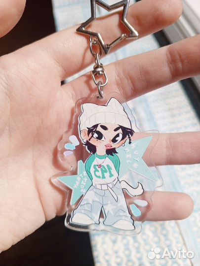 Акриловые брелки авторские мерч