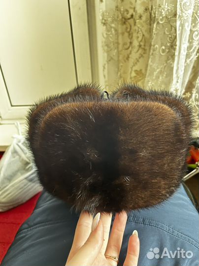 Мужская шапка норковая