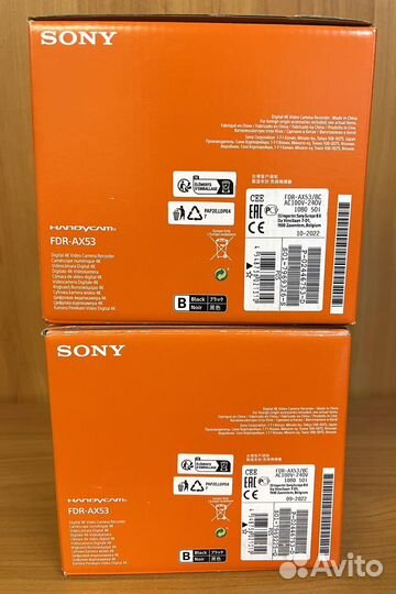 Sony FDR-AX53 Новый