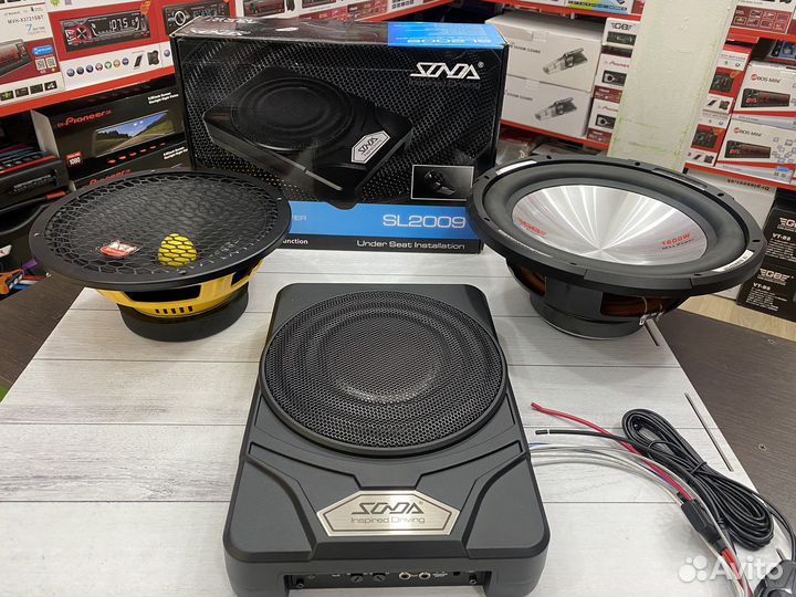 Активный сабвуфер под сиденье Sonda SL2009