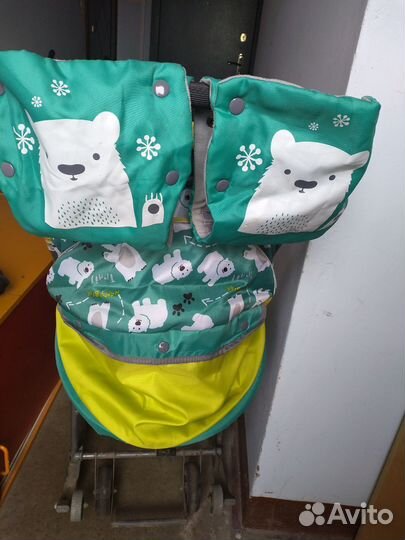 Детские санки коляска бу