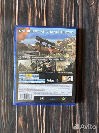 Sniper elite 4 ps4 диск новый