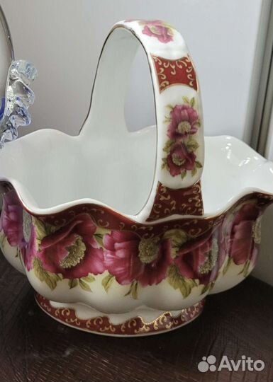 Вазы конфетницы Гусь хрустальный Arti M