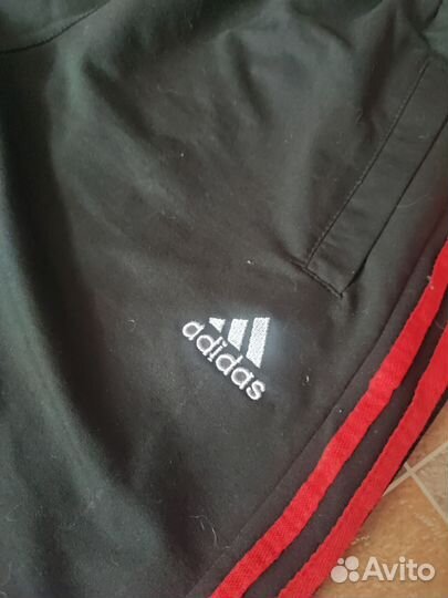 Красный штаны adidas 