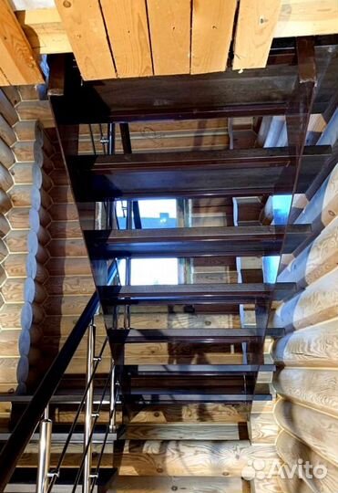Лестница забежная под ключ