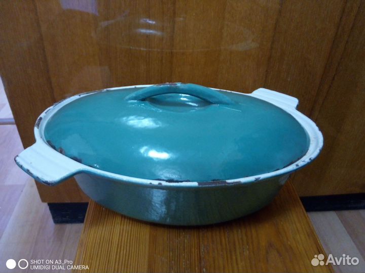 Посуда чугунная эмалированная