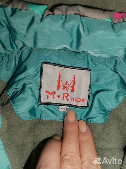 Зимний костюм для девочки 92