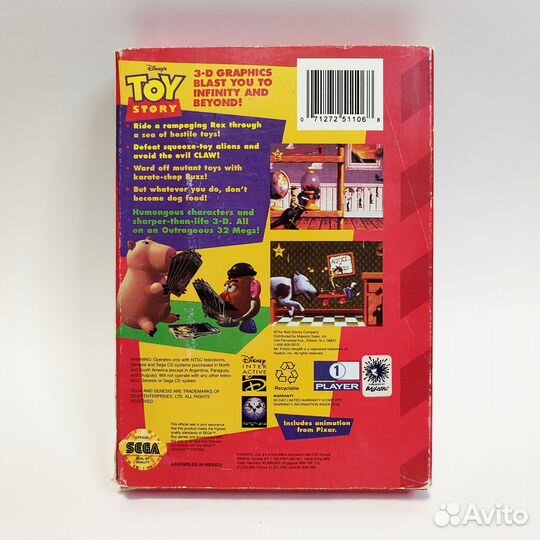 Игра Toy Story sega genesis ntsc-u