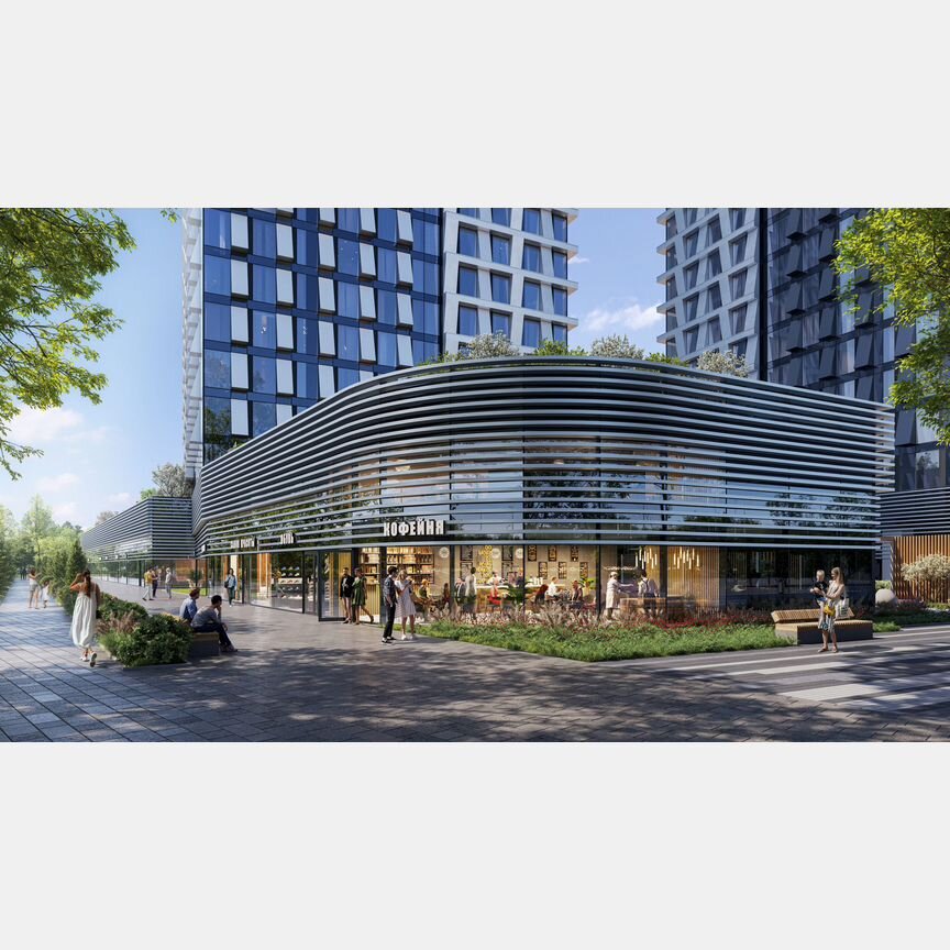 2-к. апартаменты, 50,6 м², 25/35 эт.