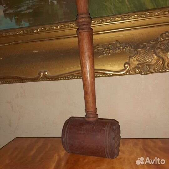 Молоток старинный дерево доя отбивных