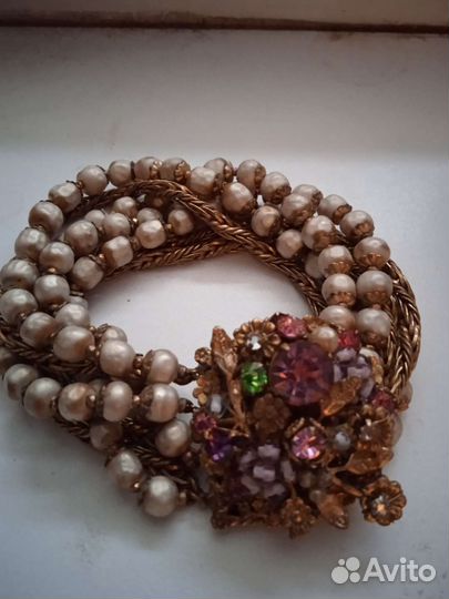 Браслет DeMario арт Деко винтаж 50х