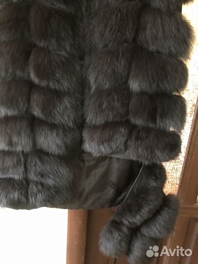 Меховая жилетка