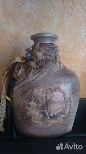 Декоративные бутылки. Ручная работа