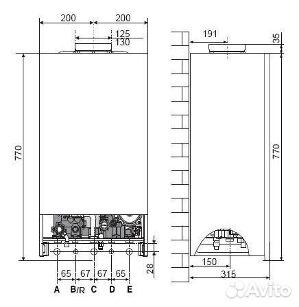 Котел Ariston cares X 24 CF NG