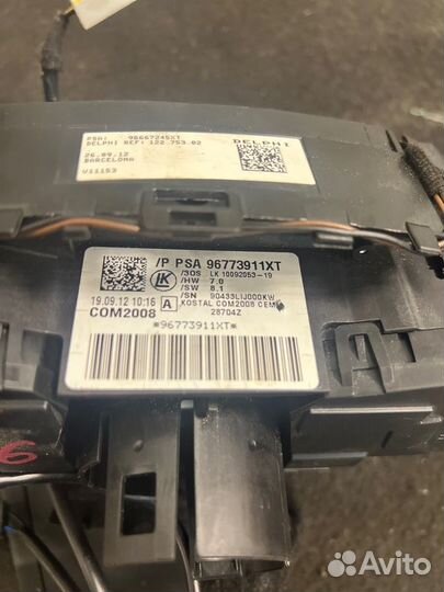 Подрулевые переключатели Peugeot 3008 1.6 HDI DV6C