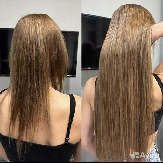 Наращивание натуральных волос