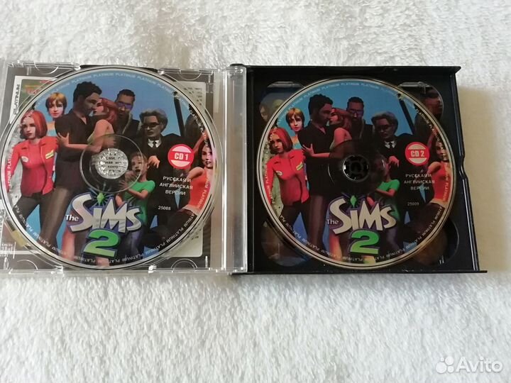 Cd диски игра Sims 2 на 3ех дисках