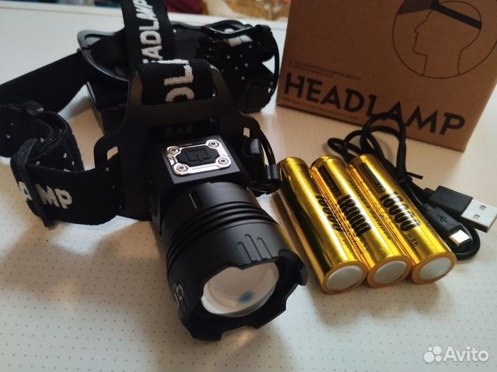 Налобный фонарь ультра мощный