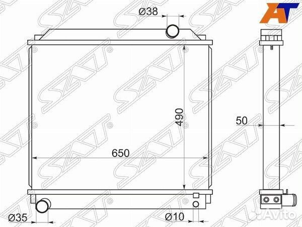 Радиатор toyota dyna/toyoace 97-02 15B-F BU102