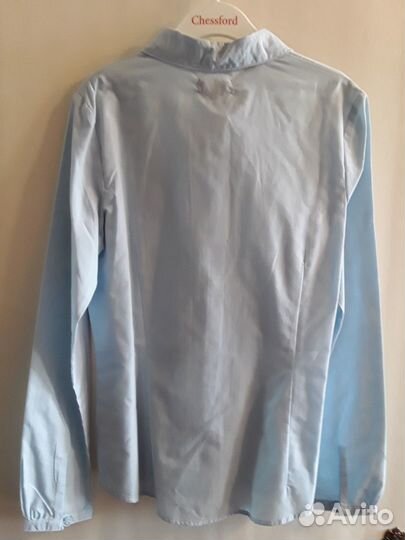 Блузка-рубашка для девочки школьная.140р.Новая