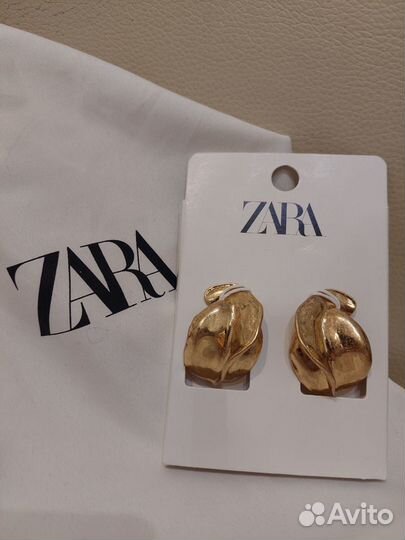 Серьги крученые Zara, новая коллекция