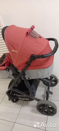 Коляска 2 в 1 эко кожа