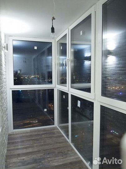 Пластиковое остекление лоджий