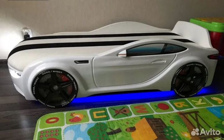 Детская Кровать Машина С Матрасом новая