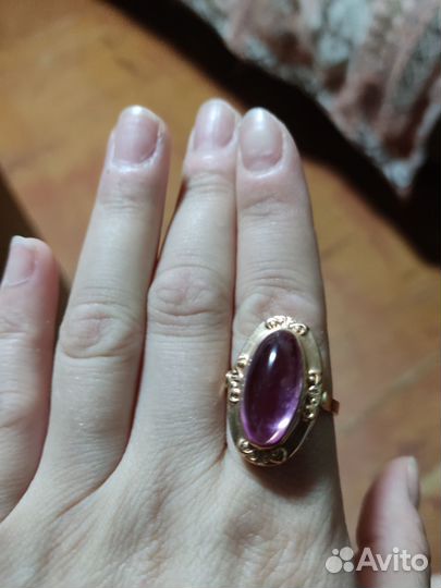 Перстень с александритом