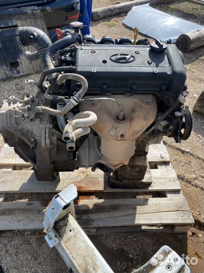 Двигатель G4FA Hyundai Solaris Kia Rio