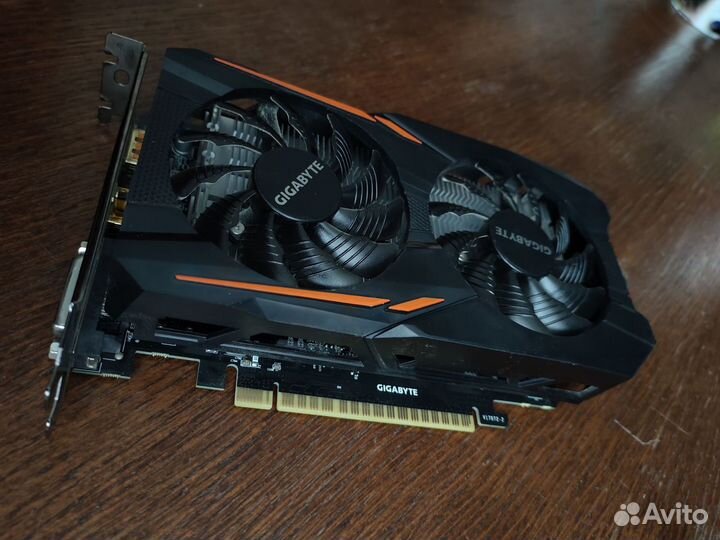 Видеокарта gigabyte GeForce GTX 1050 Ti OC 4G