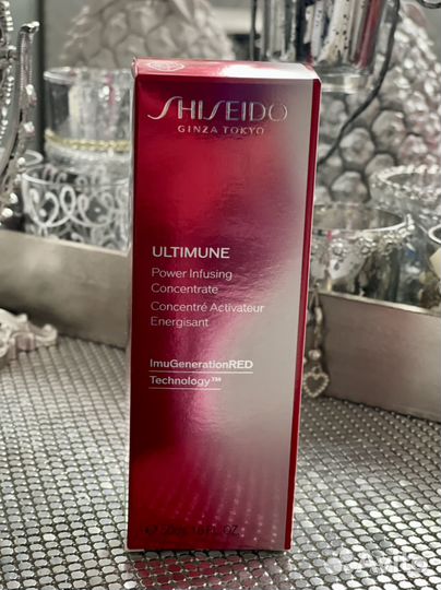 Серум shiseido, clarins