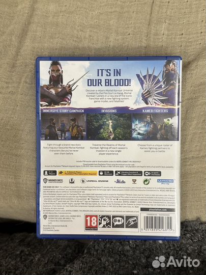 Игра на ps5 mortal kombat 1